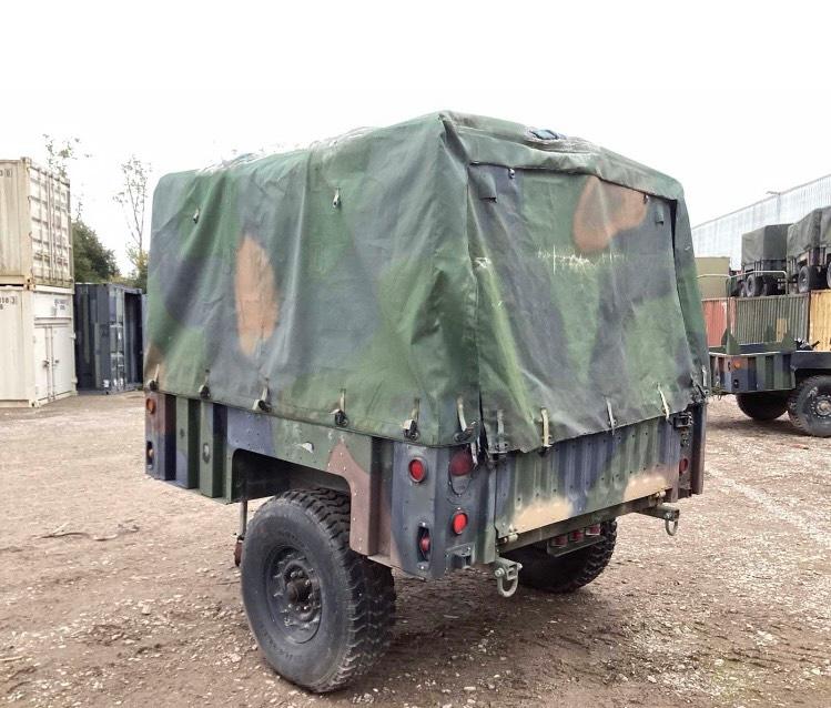 US Army M1101 Silver Eagle Humvee, Trailer, Hummer H1