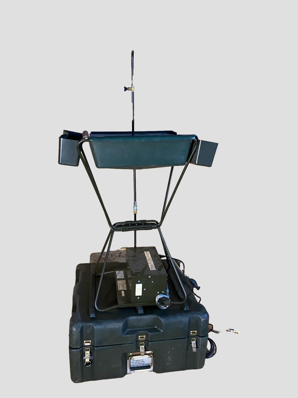 US Army Feld Medical Waschbecken Outdoor Camping Sink Unit BE