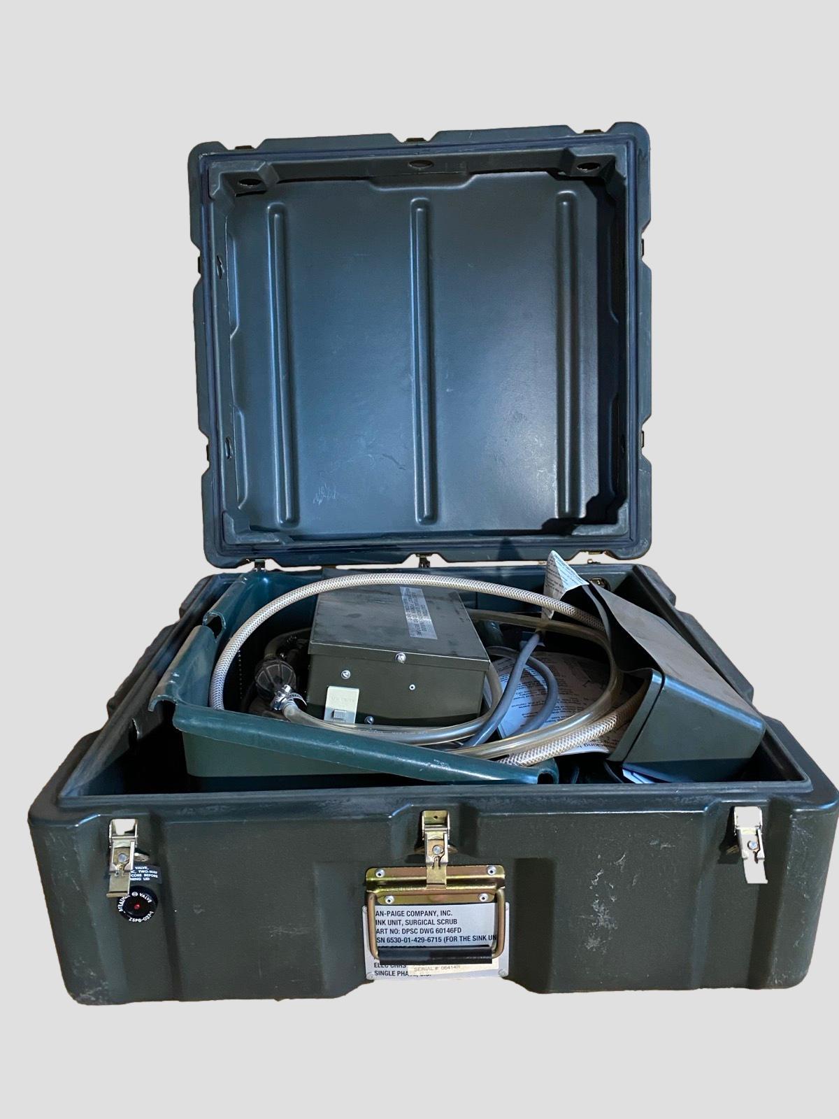 US Army Feld Medical Waschbecken Outdoor Camping Sink Unit BE