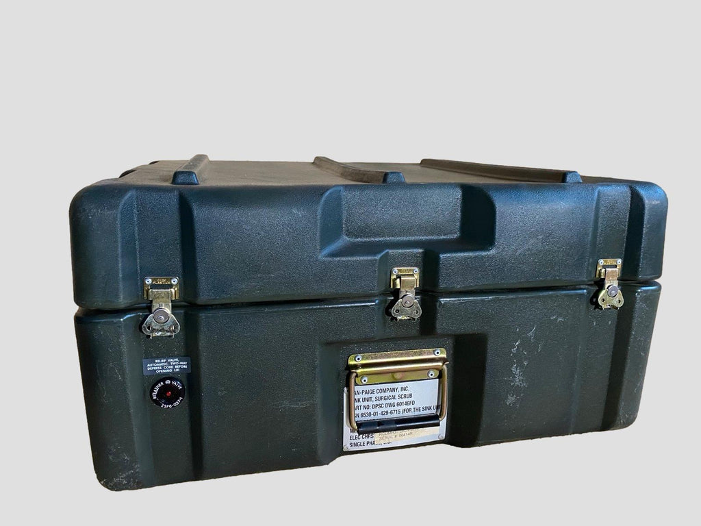 US Army Feld Medical Waschbecken Outdoor Camping Sink Unit BE