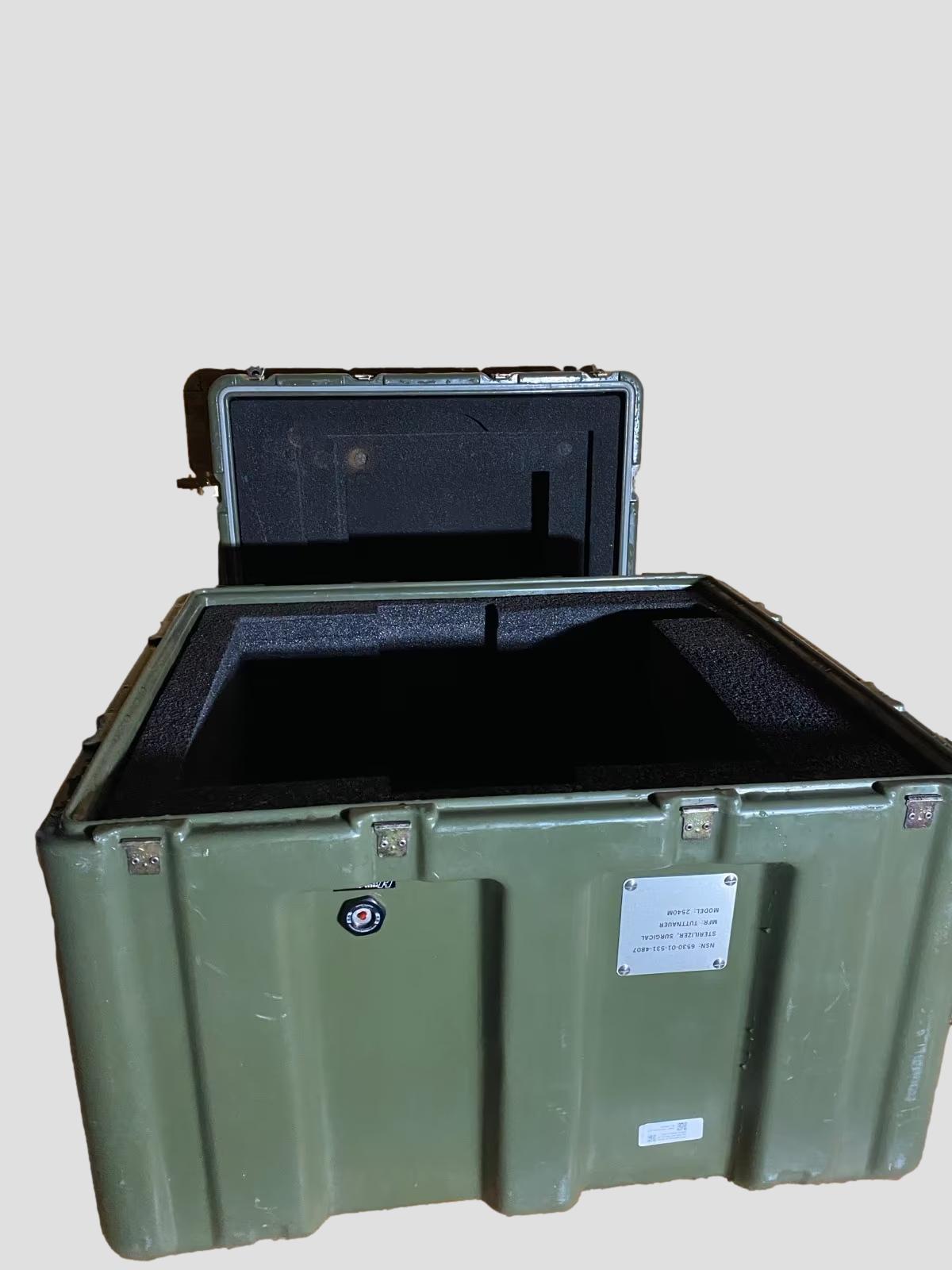 US Army Hardigg Case/ Pelican Box-Outdoor Humvee Transport