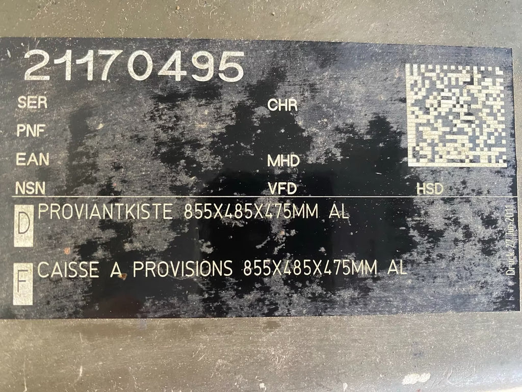 Schweizer Militär Proviantkiste, Zarges, Alu, EDAK