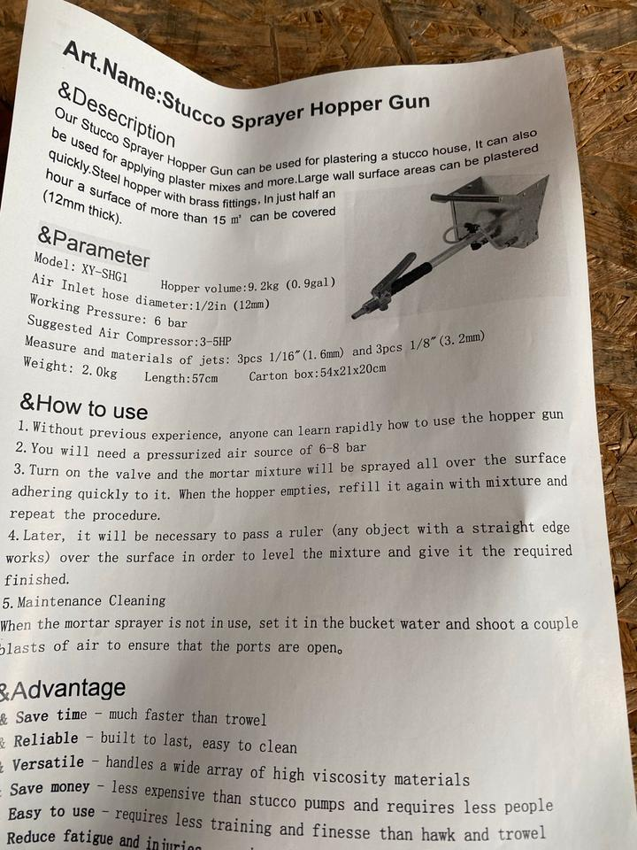 Stuck Zementmörtel Pistole, Neu Bundeswehr, Renovieren
