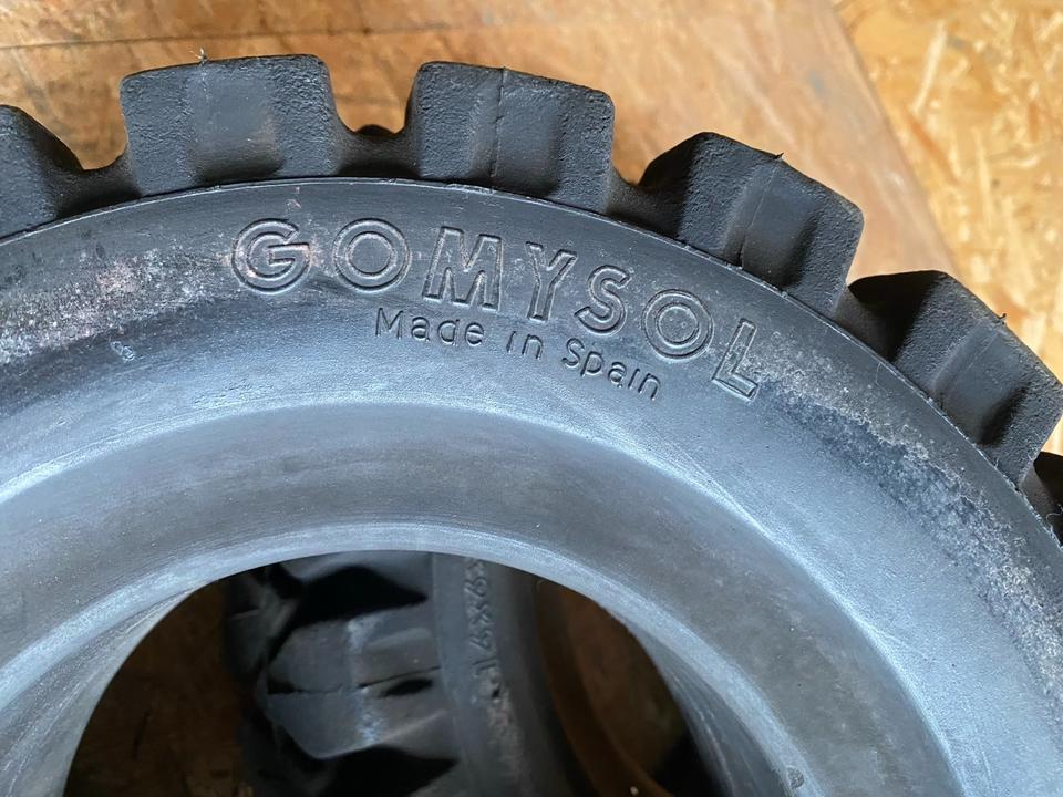 US Army Gomysol 16x6x8 Vollgummireifen Stapler Still NOS