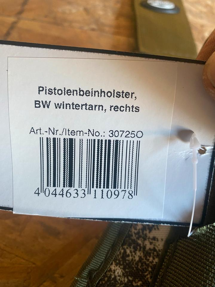 Bundeswehr Pistolenbeinholster rechts Neu Heckler u. Koch, S&W