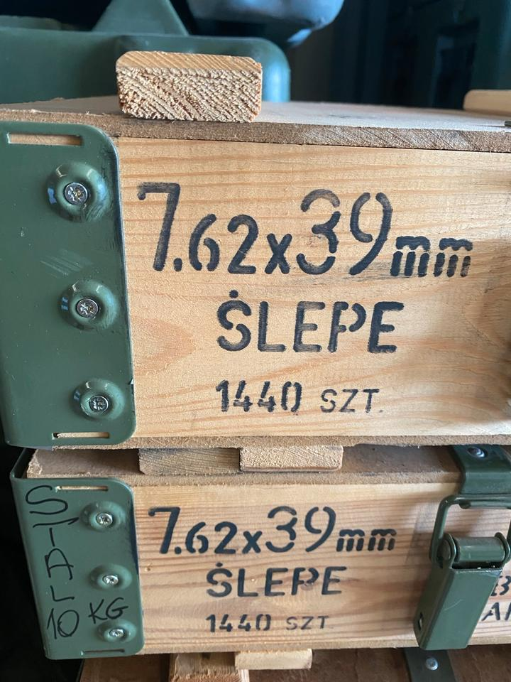 AK 47 Munitionskiste Holz Neuwertig 7,62x39 M34