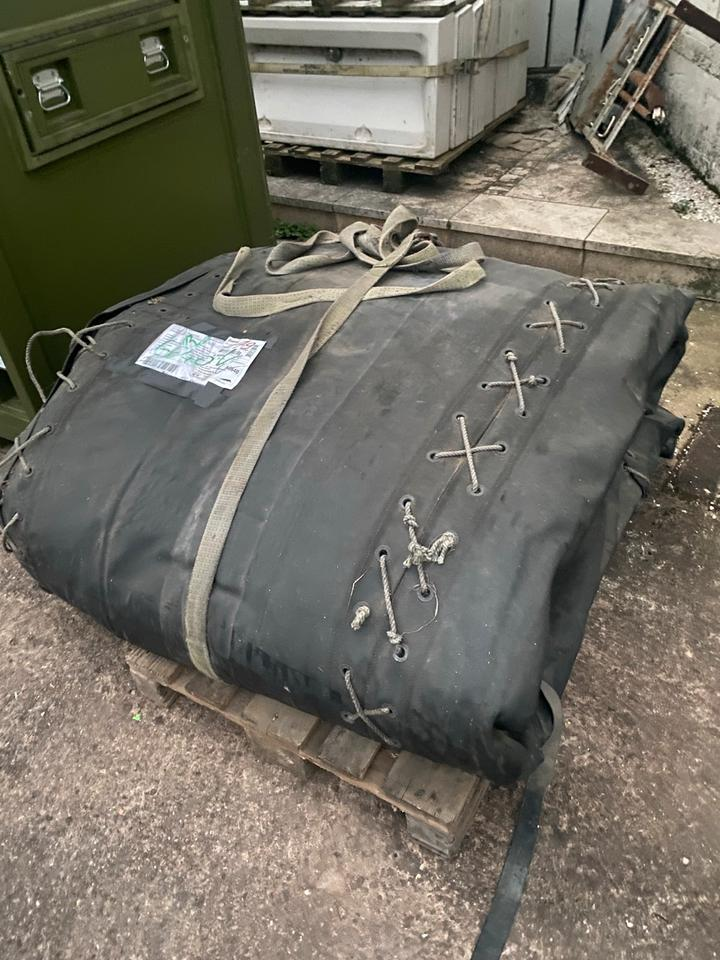 US Army schwimm Ponton 6x3m Boot, Insel, Bw
