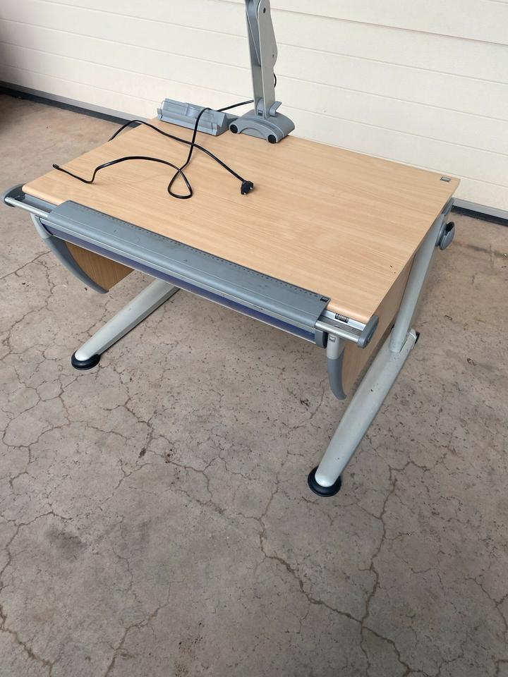 Moll Schreibtisch Kinderzimmer,Lampe, Verstellbar