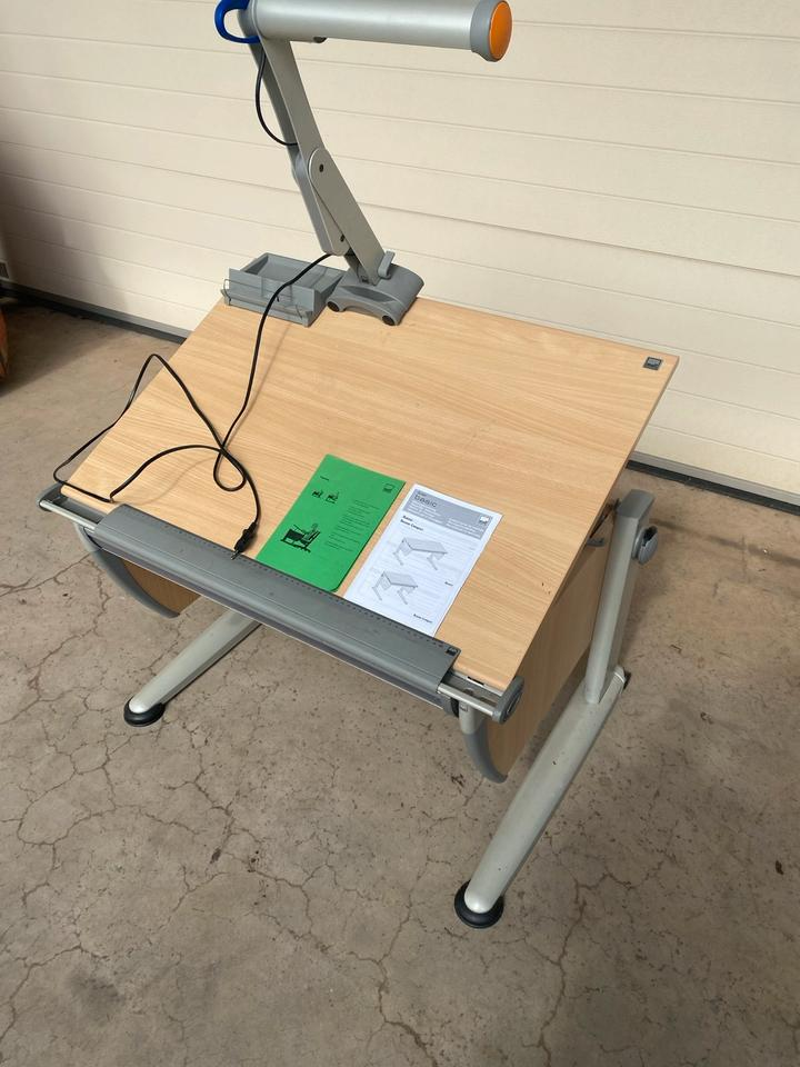 Moll Schreibtisch Kinderzimmer,Lampe, Verstellbar