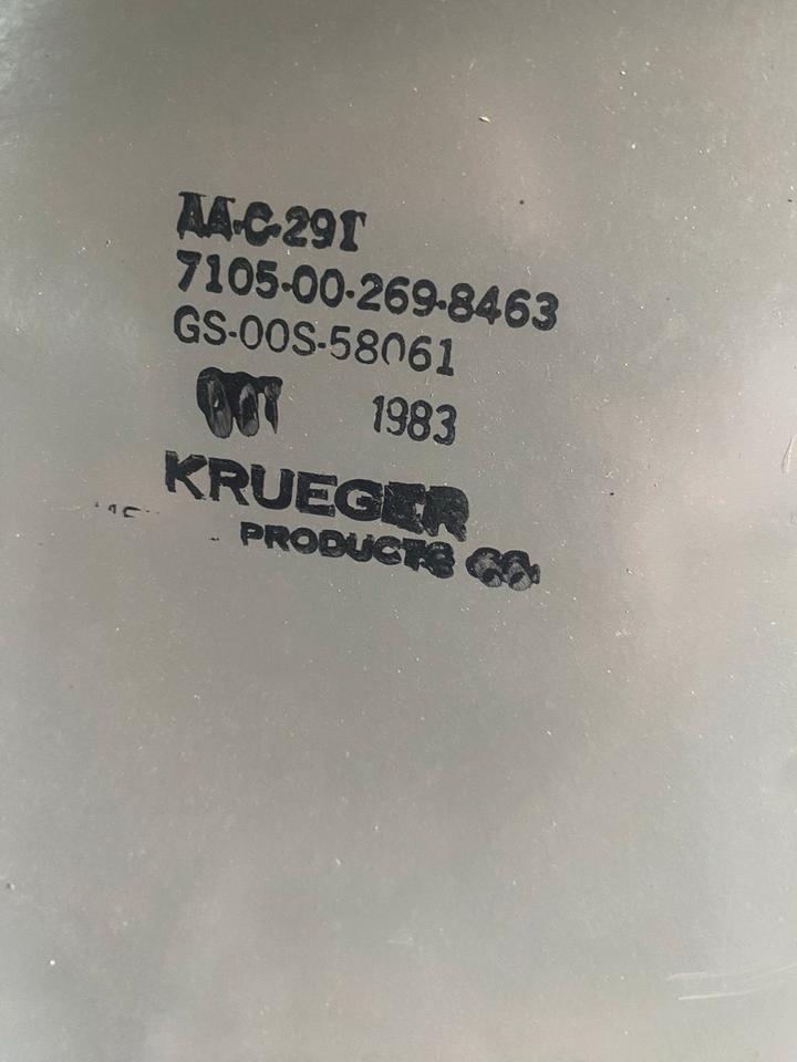 Original US Army Stuhl,Klappstuhl, 80er Bundeswehr Camping Zelten