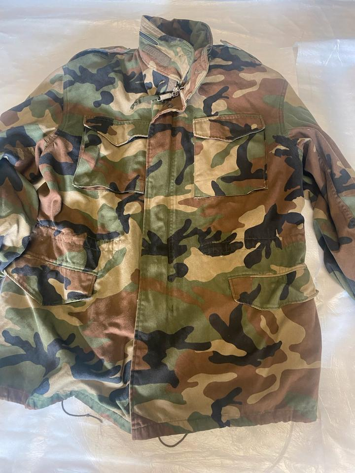 Militär Jacke Camping, Outdoor Gr. 50 Army