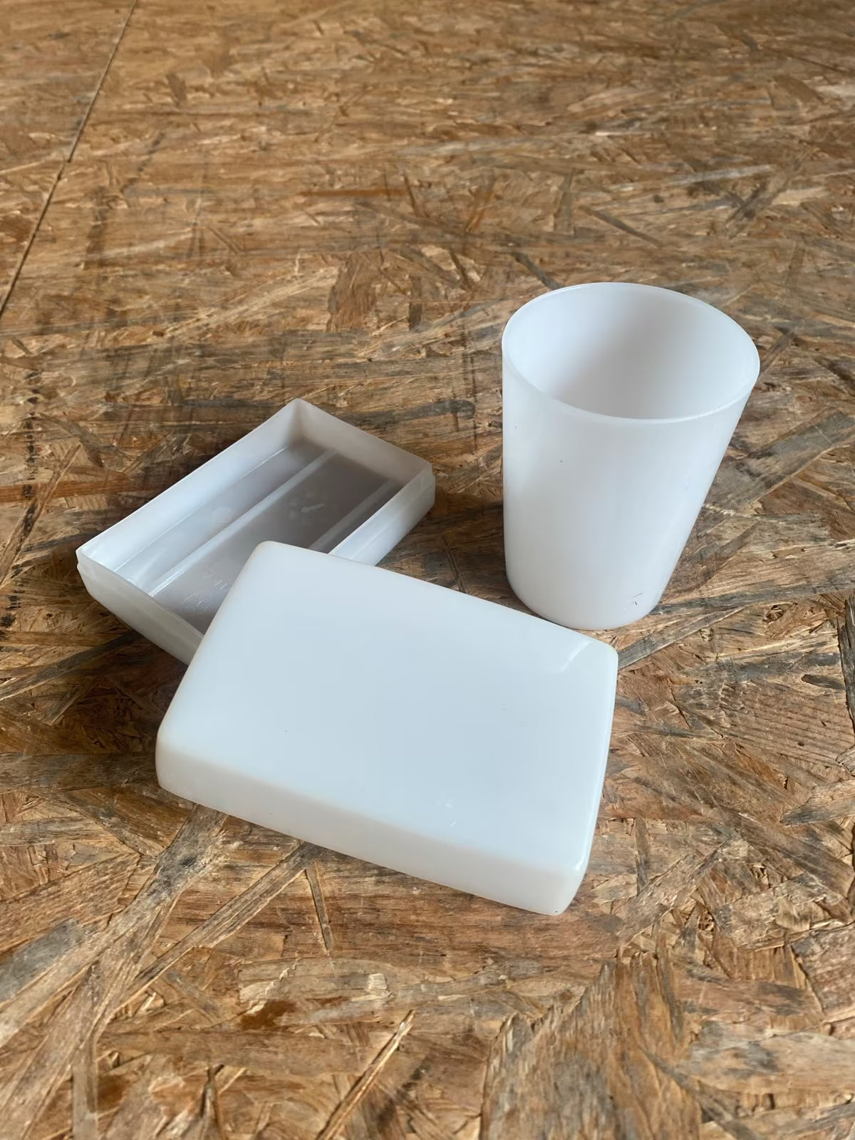 Militär US Army Zahnputz Becher, Seifenbox NOS Camping, Outdoor
