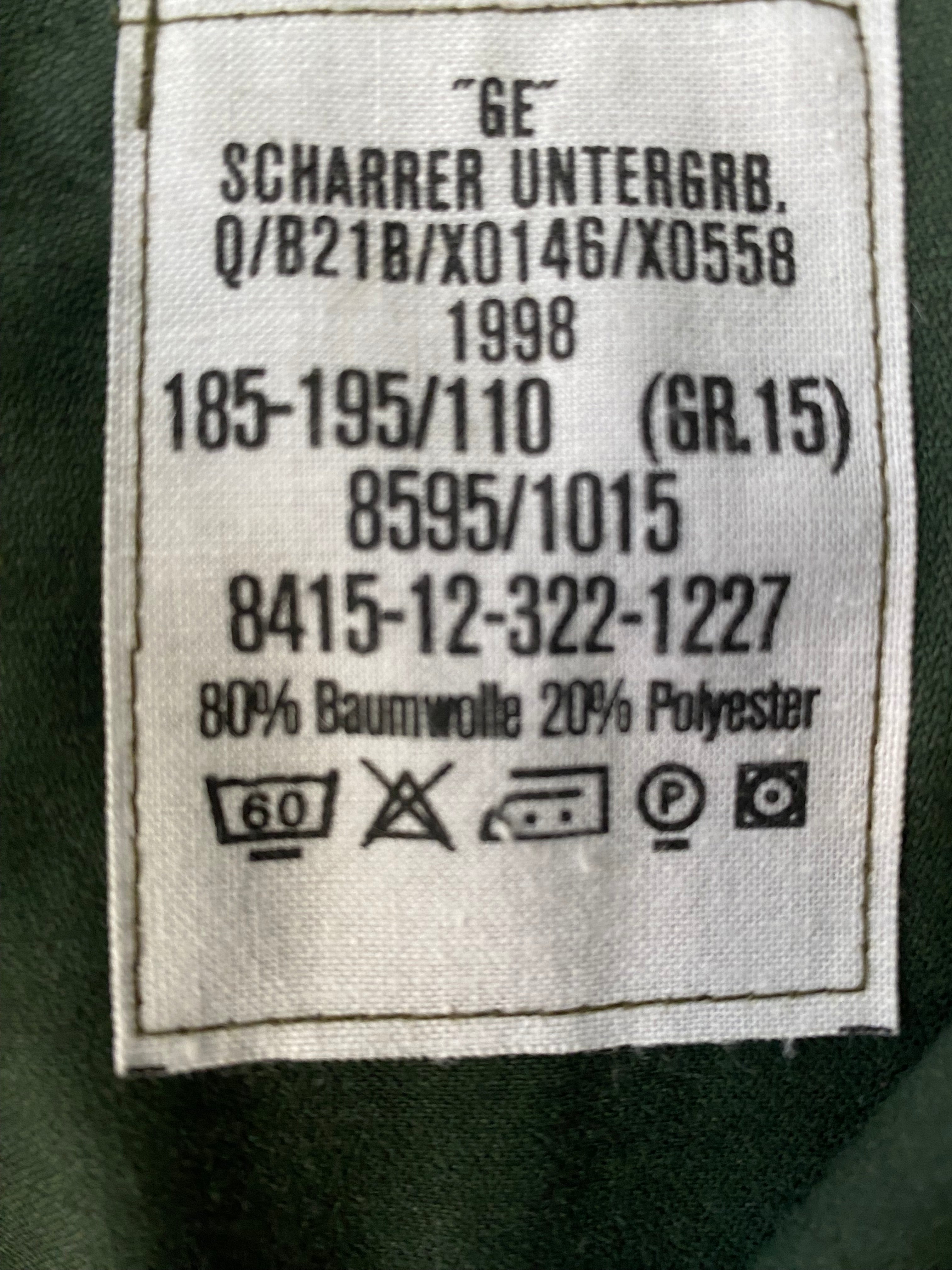 Original Bundeswehr Parka NOS Flecktarn