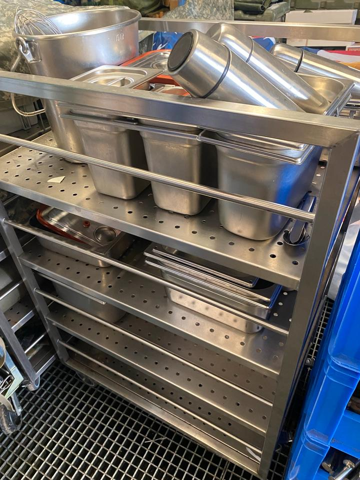 Militär Küche Gastronomie Behälter Kellen, Rieber
